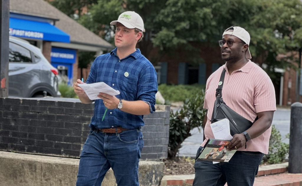 Aaron and Murry Kamara from Chapel Hill (and originally from Philadelphia!) at the Sense Your City event